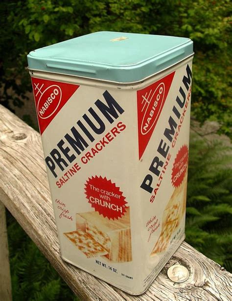 metal saltine cracker box|large 4 square saltine crackers.